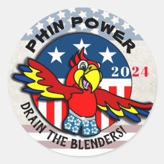 2024 Phin Power Classic Round Sticker