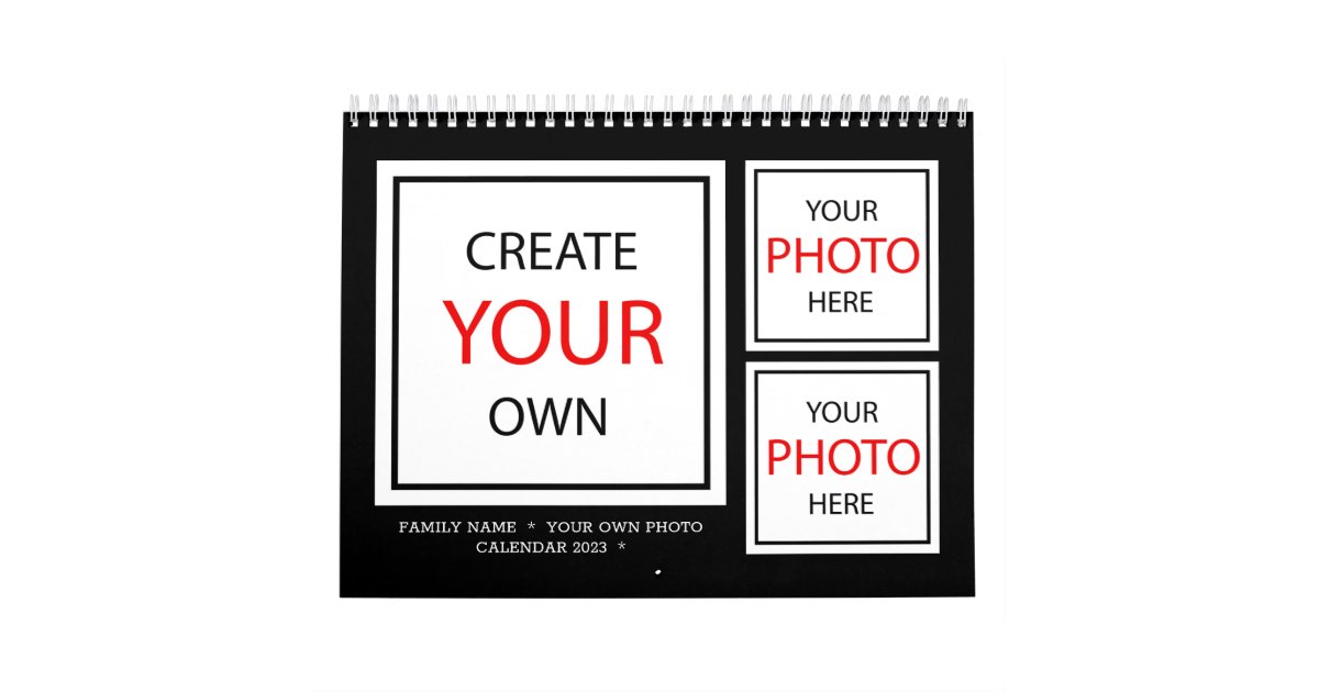 2024 Photo Calendar personalized / Create Your Own | Zazzle