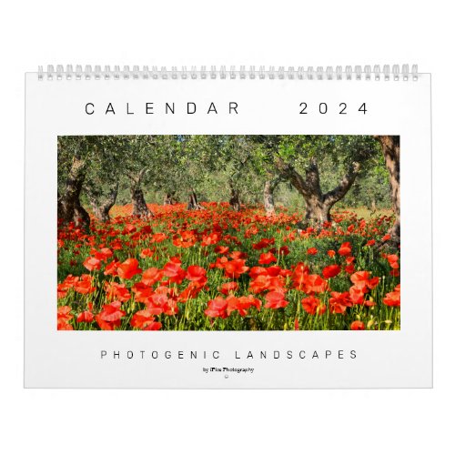 2024 Photogenic landscapes photo Calendar