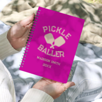 2024 Pickle Baller Pickleball  Planner by freshpaperie at Zazzle