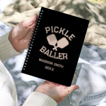 2024 Pickle Baller Pickleball  Planner by freshpaperie at Zazzle