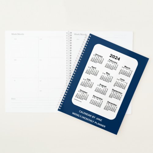 2024 Police Box Blue Calendar by Janz Planner