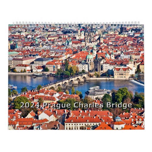 2024 Prague _ Charles Bridge Calendar