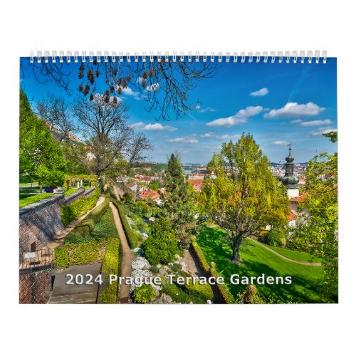 2024 Prague _ Terrace Gardens Calendar