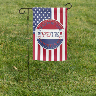 2024 Pray For The Red, White and Blue VOTE Script Garden Flag