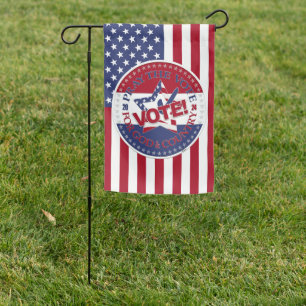 2024 Pray The Vote For God and Country VOTE! Star Garden Flag