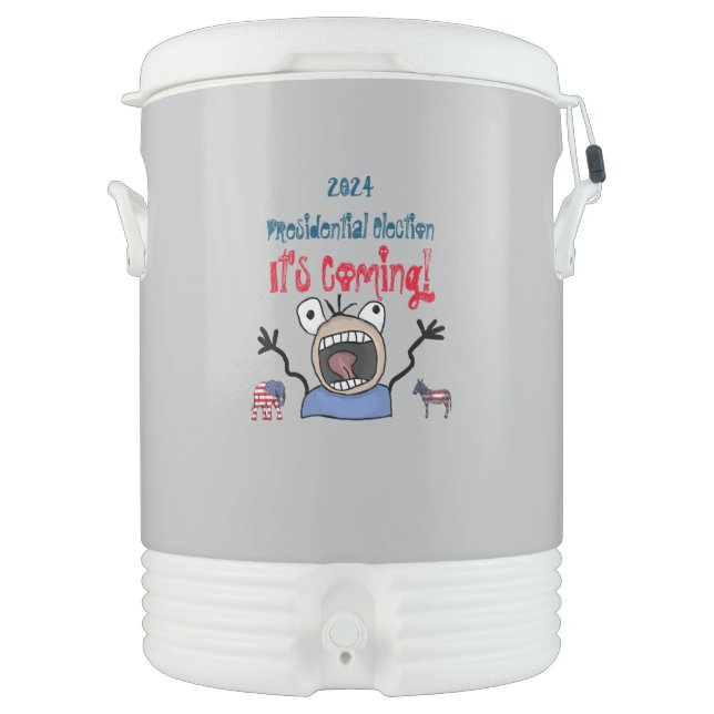 2024 Presidential Election, It's Coming! Beverage Cooler (Front)