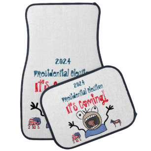 2024 Presidential Election, It's Coming! Car Floor Mat