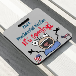 2024 Presidential Election, It's Coming! Seat Cushion