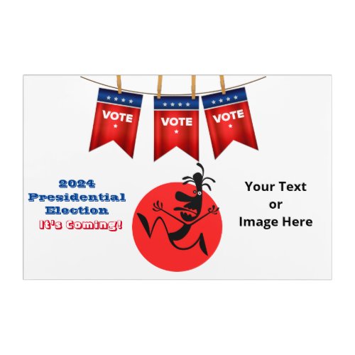 2024 Presidential Election Running Man Edition Acrylic Print