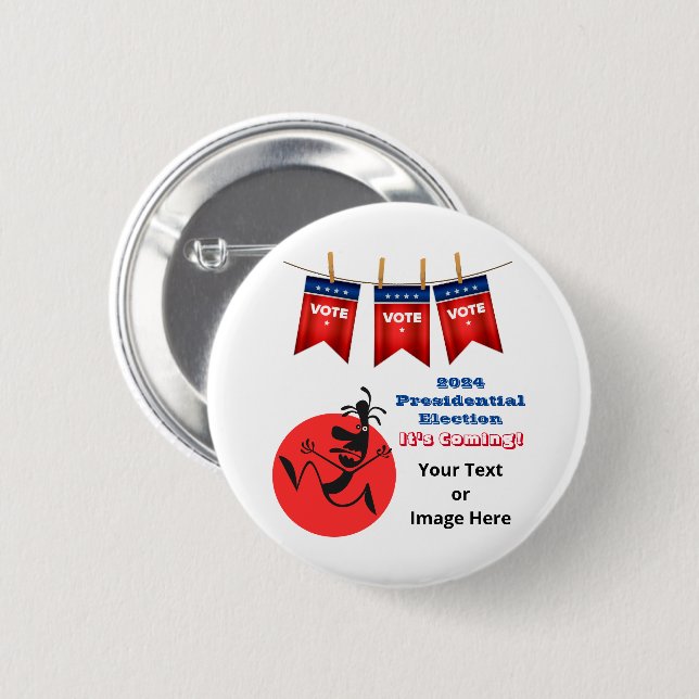 2024 Presidential Election, Running Man Edition Button (Front & Back)