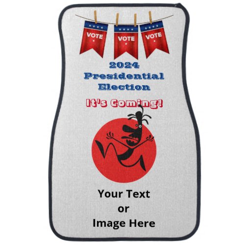 2024 Presidential Election Running Man Edition Car Floor Mat