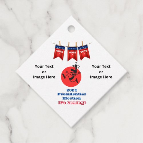 2024 Presidential Election Running Man Edition Favor Tags