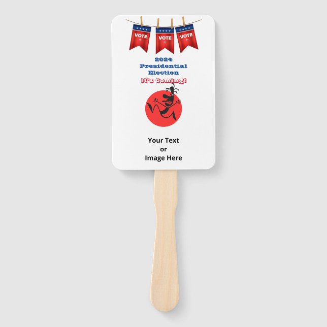 2024 Presidential Election, Running Man Edition Hand Fan (Front)