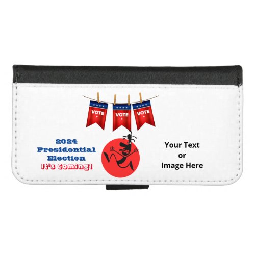 2024 Presidential Election Running Man Edition iPhone 87 Wallet Case