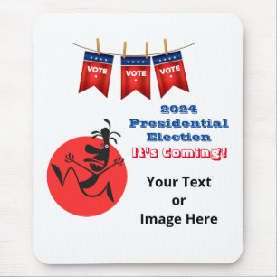 2024 Presidential Election, Running Man Edition Mouse Pad