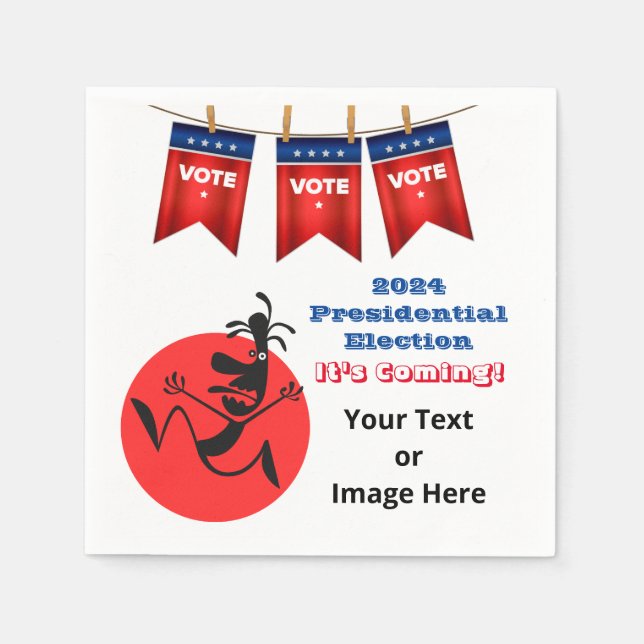 2024 Presidential Election, Running Man Edition Napkins (Front)