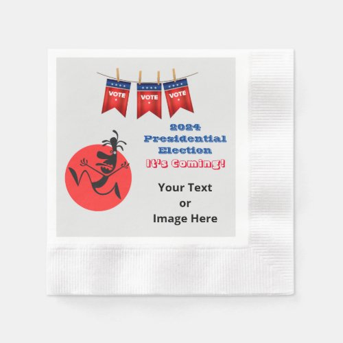2024 Presidential Election Running Man Edition Napkins