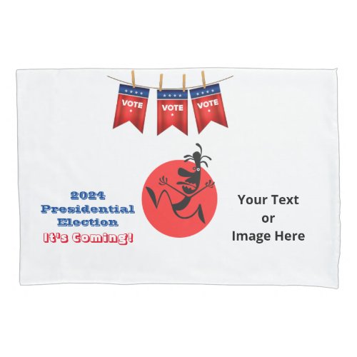 2024 Presidential Election Running Man Edition Pillow Case