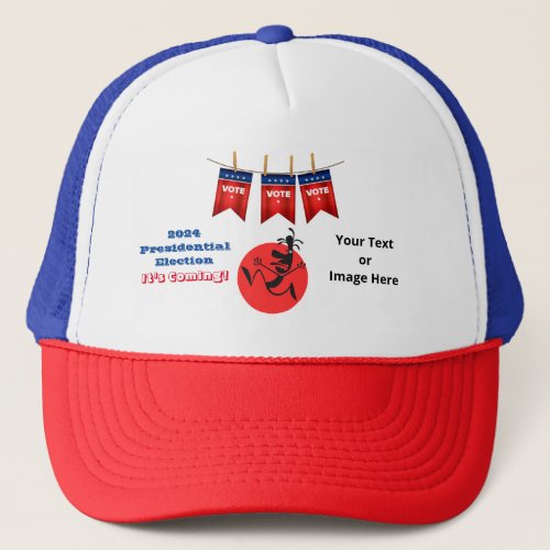 2024 Presidential Election Running Man Edition Trucker Hat