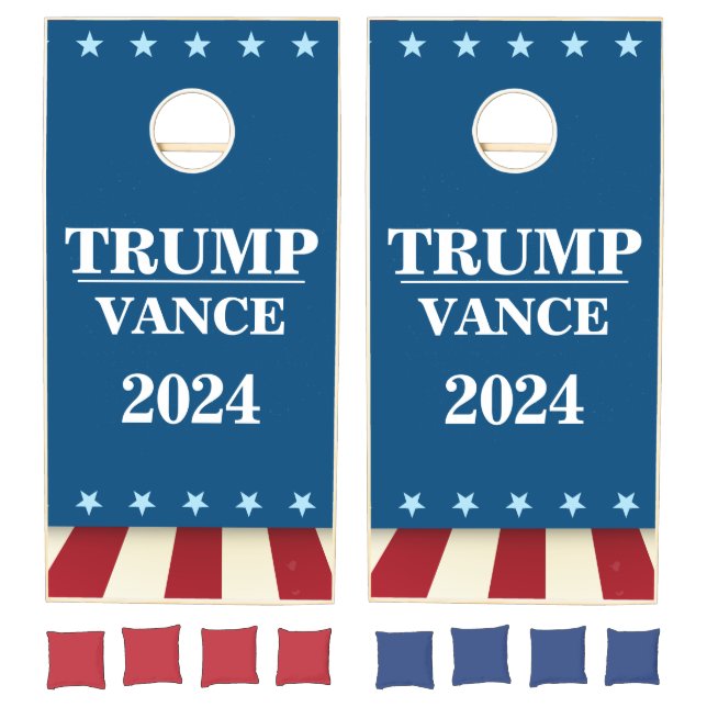 2024 Presidential Election Trump Vance Cornhole Set (Set)