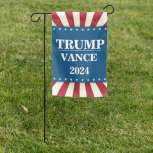 2024 Presidential Election Trump Vance Garden Flag