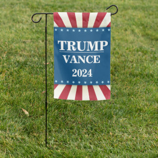 2024 Presidential Election Trump Vance Garden Flag