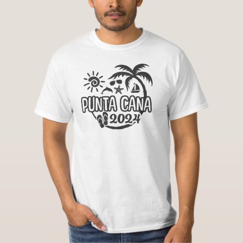 2024 Punta Cana Vacation or Trip Design T_Shirt
