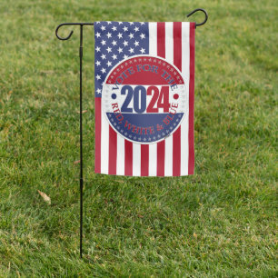 2024 Red and Blue Vote for the Red White and Blue Garden Flag