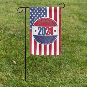 2024 Red and Blue We The People Garden Flag