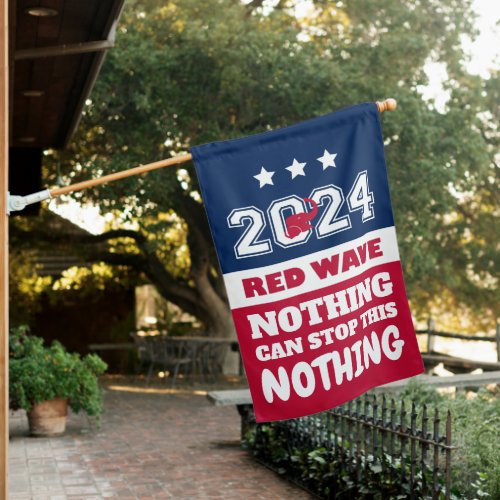 2024 RED WAVE HOUSE FLAG