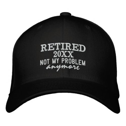  2024 Retirement Party Retired Men Women Mom Dad Embroidered Baseball Cap