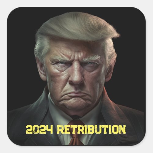 2024 Retribution Square Sticker