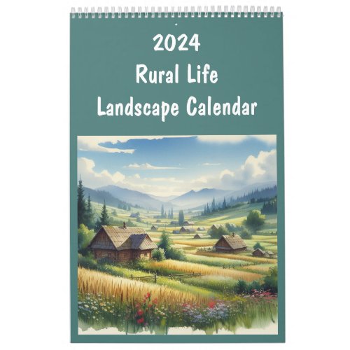 2024  Rural Life Landscape Calendar