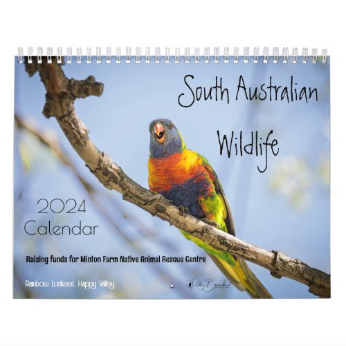 2024 SA wildlife wall calendar 