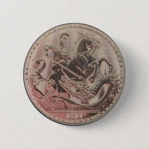 2024 Saint George Slaying the Dragon Coin  Button