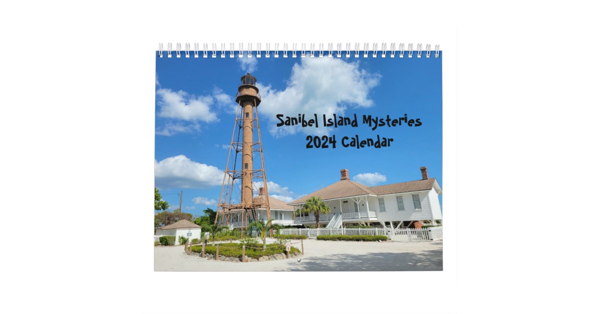 2024 Sanibel Island Mysteries Calendar Zazzle