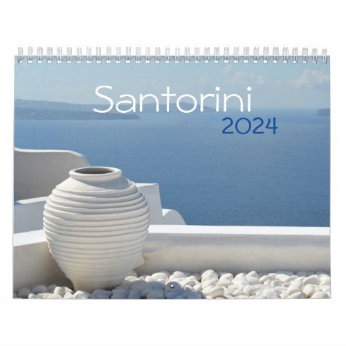 2024 Santorini Greek Island Calendar