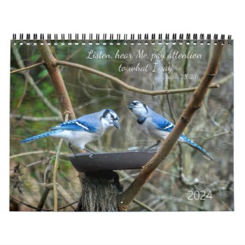 2024 Scripture And Encouragement Calendar by dbvisualarts at Zazzle