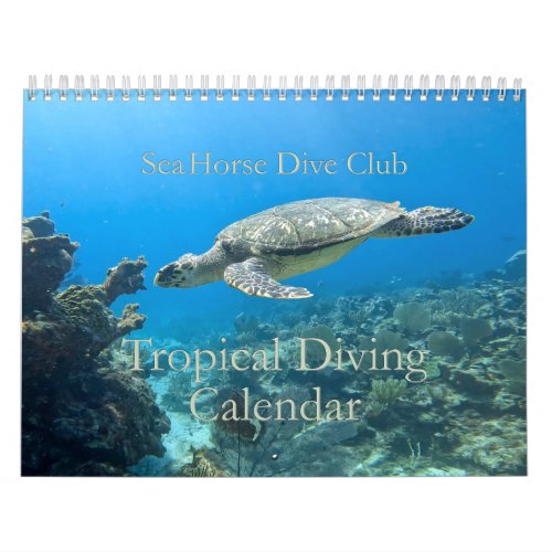 2024 SeaHorse Dive Club Tropical Diving Calendar