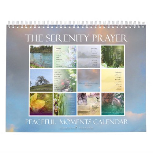 2024 Serenity Prayer Peaceful Moments Calendar