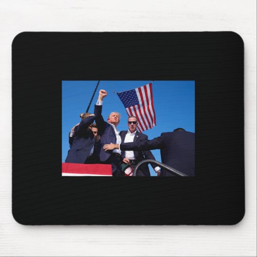 2024 Shirt Donald Trump Fist Pump  Mouse Pad