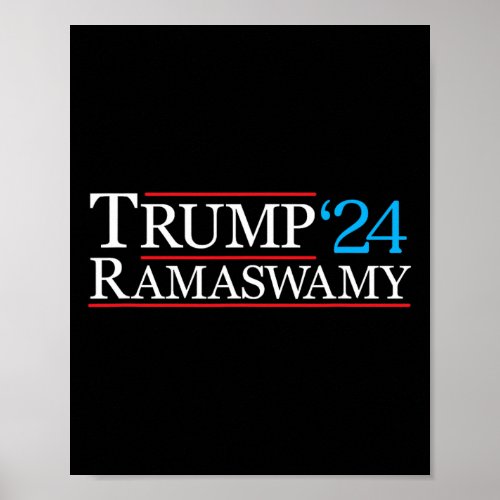 2024 Shirt Vivek Ramaswamy Tee 24 Republican Campa Poster