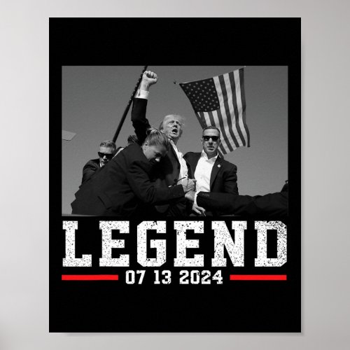 2024 Shooting President Legend  Poster