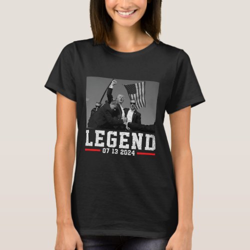 2024 Shooting President Legend  T_Shirt