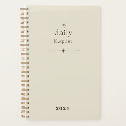 2024 Simple Personal Non Dated Planner 