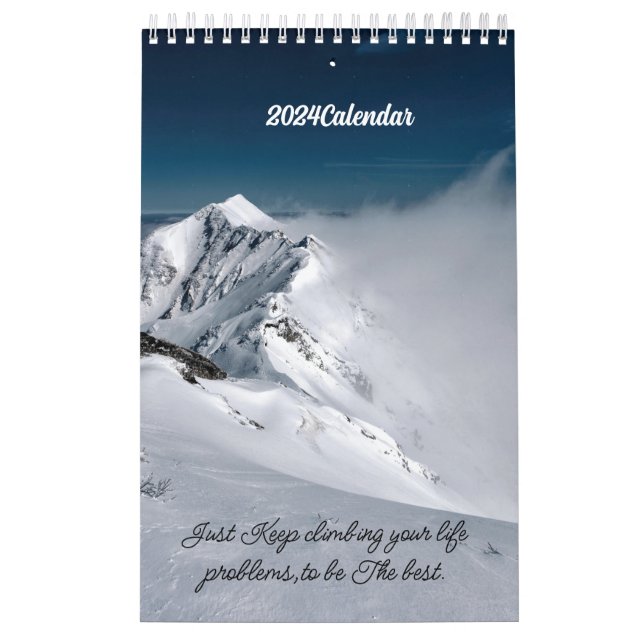 2024 snow mountains lovers calendar (Cover)