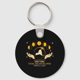 2024 Solar Eclipse 2024 040824 Eclipse Keychain