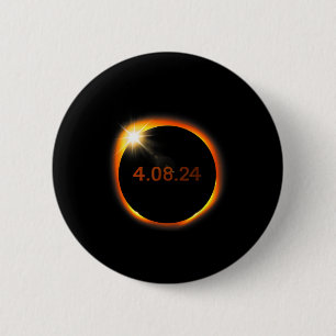 2024 Solar Eclipse American Totality Spring 4.08.2 Button