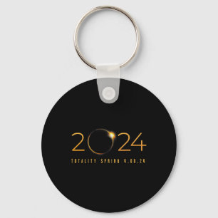 2024 Solar Eclipse American Totality Spring 4.08.2 Keychain